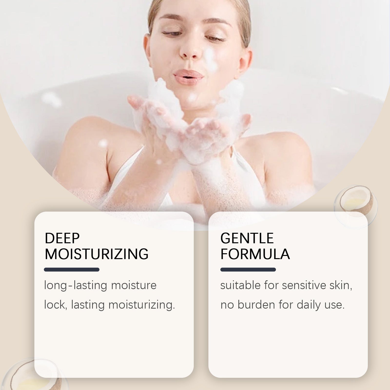 Herbal beef tallow Moisturizing soap, water-locking moisturizing soap