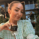 Nadia F. holding Terra Balm