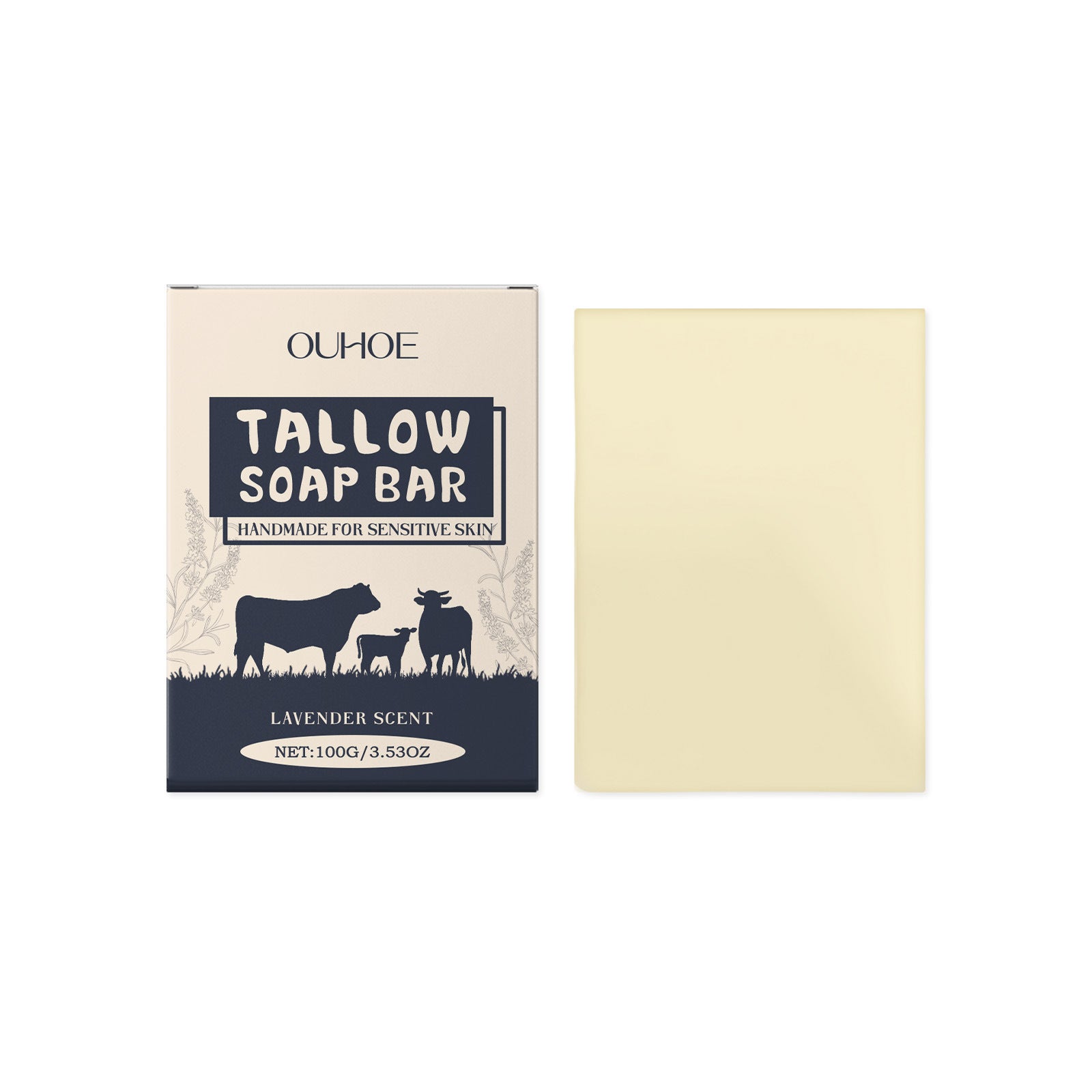 Herbal beef tallow Moisturizing soap, water-locking moisturizing soap